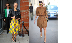 別再說它老氣！速學2014春夏超夯「格紋5大穿搭」 VOGUE、格紋、春夏時裝、潔西卡艾芭Jessica Alba、卡拉迪樂芬妮Cara Delevingn、安娜溫圖Anna Wintour、球鞋、襯衫綁腰