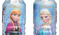 艾莎女王喝起來是水的味道？迪士尼主角們的可愛瓶裝水 艾莎、安娜、冰雪奇緣、礦泉水、日本