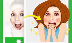 不會畫畫也能有自己的貼圖？個人化表情貼圖模板App《LINE Selfie Sticker》 LINE、貼圖、LINE Selfie Sticker、個人貼圖