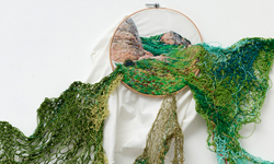 刺繡不只專屬古代女生！突破界線的當代山水刺繡新風貌 Ana Teresa Barboza、祕魯、山、水、刺繡