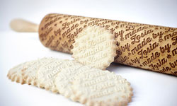 滾出可愛的重複紋路 細緻精美的壓花擀麵棍 擀麵棍、烘焙、烤餅乾、雕花、廚具、手工藝、DIY、藝術