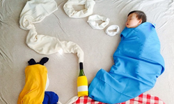 展開一場場童話冒險！每個媽媽都該學的嬰兒午睡藝術 Erichedelic、Baby、午睡、可愛、童話、Kotoko、嬰兒、日本、Instagram、小紅帽、愛麗絲、天鵝湖