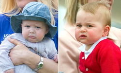 基因決定臭臉？6張照片證明蜜亞公主和小喬治一樣心事重重 小喬治、臭臉、蜜亞公主、Mia Tindall