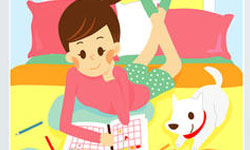 插畫貼圖豐富生活！可愛女孩夢幻行事曆《天天-記著妳的大小事》 插畫、貼圖、行事曆、App、天天-記著妳的大小事