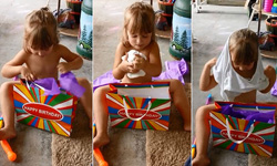 惡整女兒送男性內褲  小女孩真情發言讓媽媽超羞愧……       萌、小孩、兒童、內褲、惡搞、整人、蘿莉