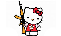 喜歡Hello Kitty不行嗎？敘利亞反抗軍頭頭Alloush的俏皮筆記本曝光 敘利亞、反政府組織、Zahran Alloush、反差