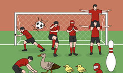 想進球先Over My Dead Body！無厘頭瘋狂搞笑自由球App 自由球、無厘頭、遊戲、App、足球