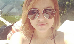 妞快報：閒來沒事曬自拍！素顏琳賽長這樣？ 妞快報、素顏、琳賽蘿涵、自拍