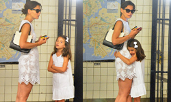 妞快報：媽媽我想坐小黃啦……平民化舒莉等地鐵翻白眼 妞快報、舒莉、凱蒂荷姆斯、地鐵、小黃