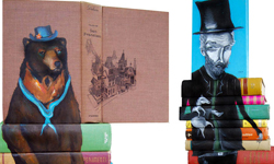 不要的書都請給我！廢書牆蛻變可愛彩繪壁畫 Mike Stilkey、書、壁畫、彩繪、藝術