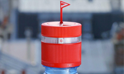 主人該喝我了唷！提醒你該定時喝水的小紅旗瓶蓋 定時、喝水、小紅旗、瓶蓋、計時