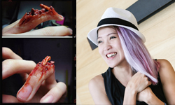 斷指殘肢都是小case！恐怖特效化妝師─程薇穎Zoe 假鬼假怪、斷指、殘肢、恐怖、詭異