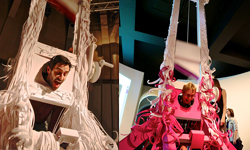 體驗奪魂鋸的快感？讓你嚇破膽的整人紙雕刑具 奪魂鋸、刑具、紙雕、裝置藝術、 Mandy Smith、Hal Kirkland、Paper Cuts、斷頭台