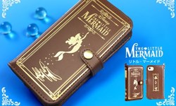 魔鏡魔鏡，世界上最美麗的手機套是？迪士尼公主仿古書手機皮套 迪士尼公主、手機套、皮套、側翻手機殼、小美人魚