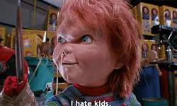 妹妹看完應該不敢再背洋娃娃了吧....電影中的恐怖娃娃 假鬼假怪、鬼月、惡靈、恐怖、娃娃