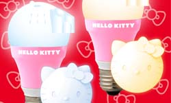 就讓這個電燈泡天天在我家吧！胖胖LED凱蒂貓頭燈泡 Hello Kitty、電燈泡、可愛、限量、電燈