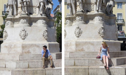 蜜月旅行沒合照？網友幫你P！ 情侶、合照、PS、網友