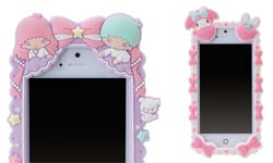 可愛與氣質兼具！古典雕花般優雅的三麗鷗手機殼 三麗鷗、愛心、凱蒂貓、窗簾、古典、雕花、雙子星、可愛、日本、美樂蒂