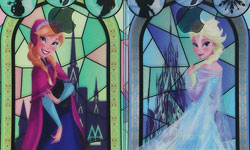 姊妹之情溢於言表 安娜與艾莎的透明彩繪手機殼 安娜、艾莎、手機殼、彩繪玻璃、透明