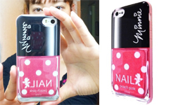 來當米妮跟黛西！迪士尼風格的指甲油手機殻 指甲油、米妮、黛西、手機殻、迪士尼
