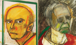 在記憶消失前抓住它！阿茲海默畫家以自畫像記錄5年心靈狀態 阿茲海默、失智症、老人、藝術、自畫像