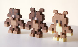 這個樂高可以吃！日本設計師的巧克力樂高作品 樂高、巧克力、水內章裕、藝術