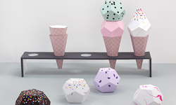 不管什麼季節都應該要擁有它！永遠不會融化的紙摺冰淇淋 冰淇淋、冰棒、Mr. Printables、紙、玩具、清爽