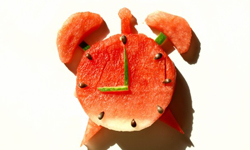 想要被這樣的鬧鐘叫醒！美女藝術家的創意食物拼拼樂 Sarah Rosado、食物、藝術、作畫、生活