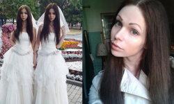 俄羅斯男穿白紗，婚禮新人變雙胞胎！ 俄羅斯、 Dmitry Kozhukhov、 Alina Davis、 Alison Brooks、雌雄同體、跨性別裝扮、性別、多元、私話題