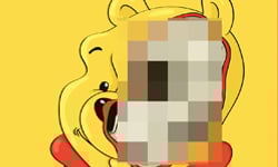 小熊維尼被慘撕臉皮！黃色卡通人物一起掀頭蓋骨兒來 辛普森、小小兵、海綿寶寶、小熊維尼、皮卡丘