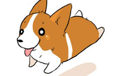 惡意賣萌太可恥！日本繪師筆下的短腿胖柯基LINE貼圖 LINE、貼圖、柯基、Corgi、可愛