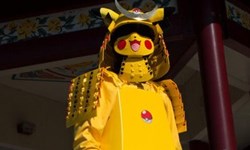 已經沒有人可以阻止皮卡丘了！DIY黃金鎧甲發射十萬伏特萌電力 皮卡丘、鎧甲、武士、DIY、手工