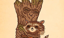 漫威新科吉祥物誕生？《星際異攻隊》萌物大集合       星際異攻隊、吉祥物、插畫、fan at、萌