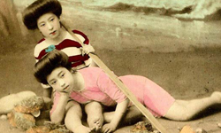 賣藝更要賣美貌！100年前藝妓的泳衣復古時尚 Okinawa Soba、泳衣、復古、時尚、攝影