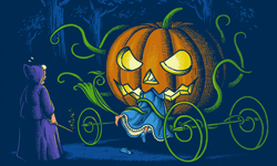 南瓜馬車是吃人妖怪？插畫家筆下沒人知道的邪惡迪士尼 Ben Chen、南瓜馬車、邪惡、迪士尼、插畫、有趣、藝術