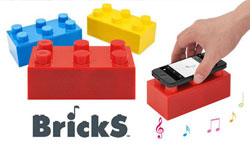 聽音樂就要不插電 積木造型免插電擴音器 擴音器、手機週邊、樂高、積木、免插電