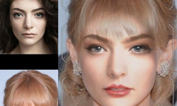 蘿兒+泰勒絲=精靈美少女！明星臉1+1合成結果超神奇 精靈、美少女、明星臉、合成、神奇