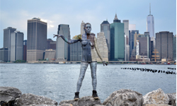 人體彩繪偽裝術！隱藏在紐約街頭的裸女 人體彩繪、Trina Merry、曼哈頓、紐約、藝術