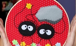 無所不在的吉卜力動畫配角！手作不織布小物Studio Ghibli Hoops 吉卜力、宮崎駿、動畫、配角、手作、不織布、Studio Ghibli Hoops、龍貓、神隱少女、霍爾的移動城堡、魔法公主