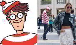 紅白條紋最搶眼！尋找威利現身紐約時裝週 尋找威利、buzzbeed、James Grebey、紐約時裝週