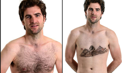 以後襯衫都要開到第5個扣子！神手理髮師化胸毛為風景 胸毛、理髮師、 Daniel Johnson、藝術、藝術