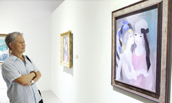 [新聞稿] 蔣勳迷戀羅蘭珊的自畫像 蔣勳、羅蘭珊、畫展、巴黎