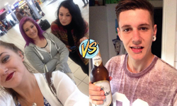 劈腿後果自負！3女友聯手圍堵偷腥男友 私話題、感情、戀愛、性愛、劈腿、偷吃、偷腥、女友、男友、可惡、英國、青少年、青少女、Becky Connery、Lizzie Leeland-Cunningham、Charlie Fisher