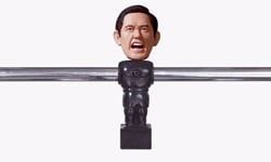 馬皇跟金正恩踢足球？響應國際和平日的領袖版桌上世足賽開打！ 金正恩、馬皇、國際和平日、 Shoot Goals、 Not Guns、射門不射擊、總統、總理