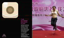 老伯穿假奶趴趴造 作伙來關心國際乳癌防治月！ 乳癌、facebook、instagram、twitter、防治