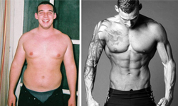真的是同一人沒騙你！垂奶哥一年變大隻佬3秘訣公開 減肥、健身、健康、變身、神奇