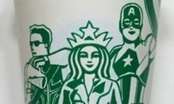 海妖兼差當超級英雄？星巴克Logo幽默創作無極限 星巴克、Logo、插畫、創作、人魚