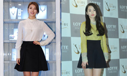 四季百搭單品就是它！韓星示範秋冬圓裙穿搭       圓裙、復古、過膝裙、裙子、穿搭