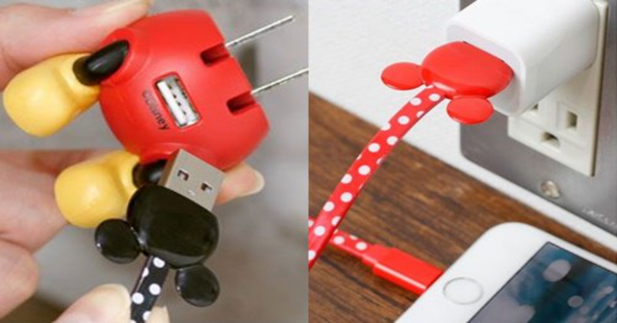 想當迪士尼控就缺這條線！米奇頭iPhone傳輸線讓你不怕沒電 手機、手機週邊、傳輸線、iPhone、迪士尼