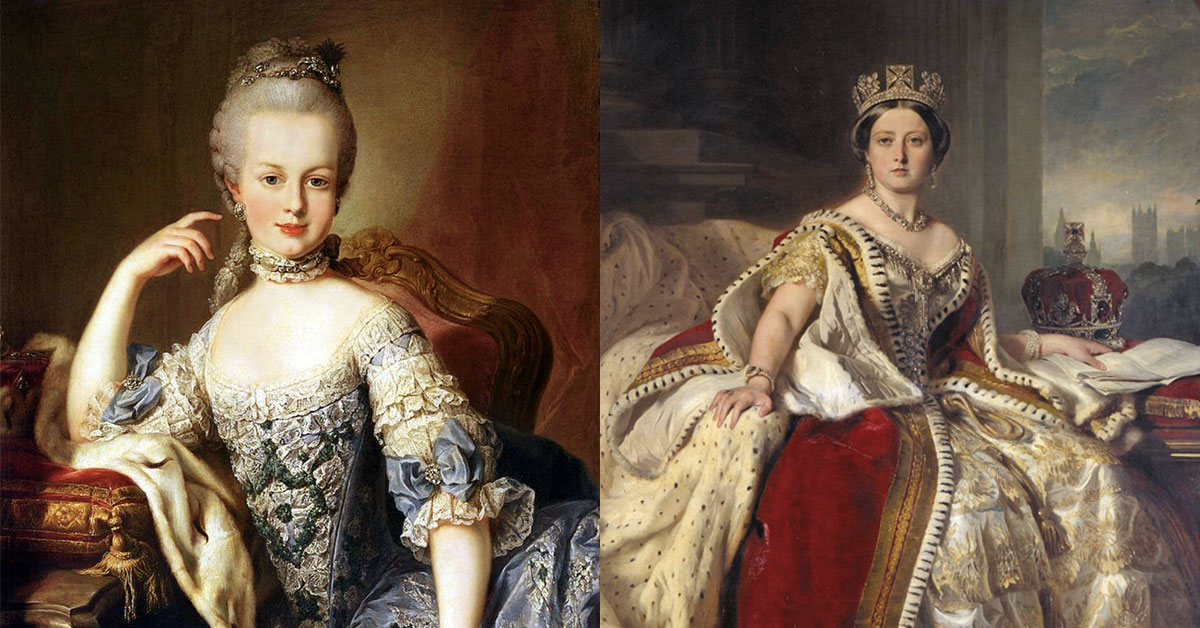 女生研究室：天天戴5公斤重的假髮出門？歐洲皇室女王造型大評比 流行時光機、歐洲、皇室、貴族、造型